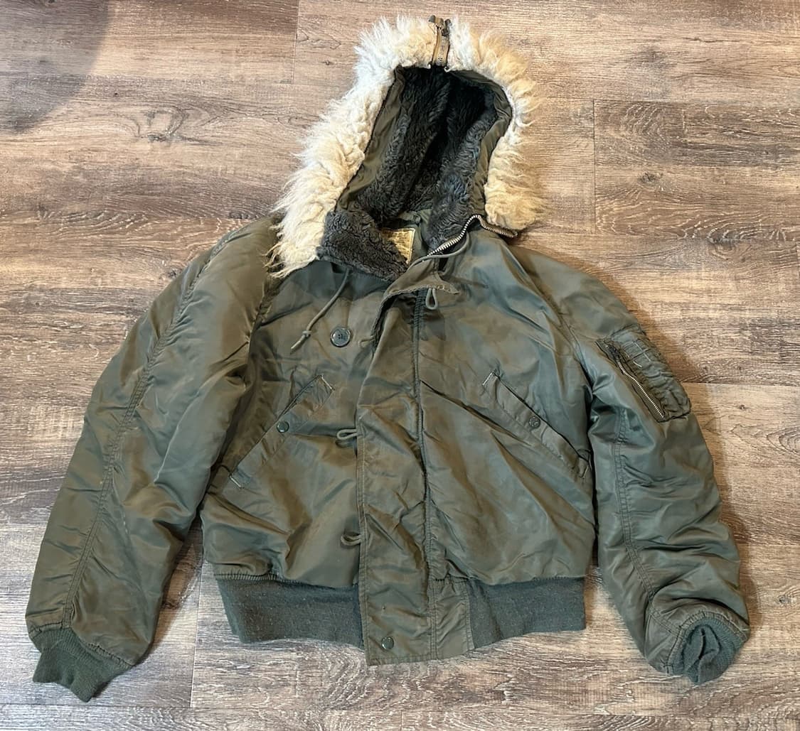 70s 알파 인더스트리 N-2B 헤비 플라잉 자켓 상품이미지1