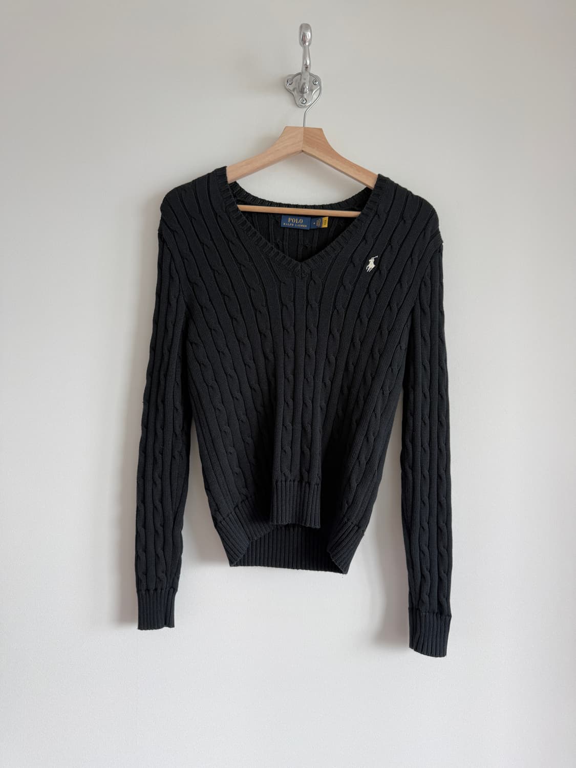 폴로 랄프로렌(Polo Ralph Lauren) 브이넥 코튼 니트 상품이미지1