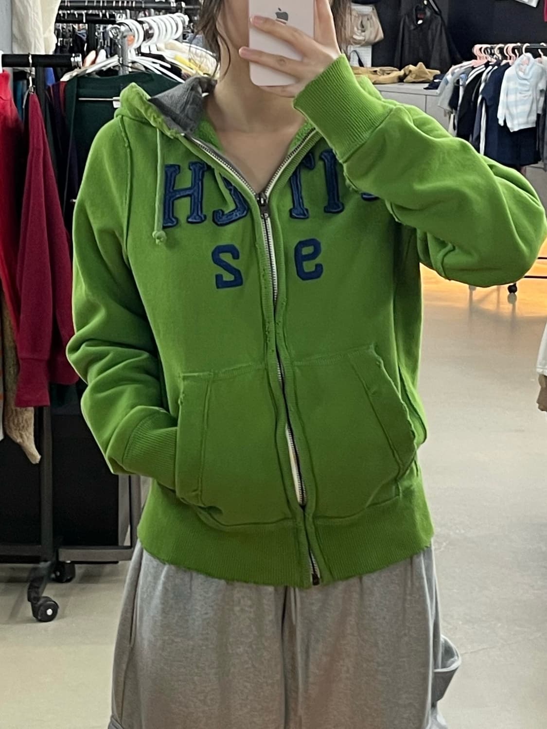 아베크롬비 데미지 후드집업 상품이미지2