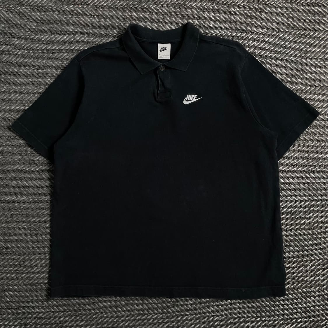 나이키 NSW 자수로고 블랙 폴로 반팔 카라티 y 4756 상품이미지2
