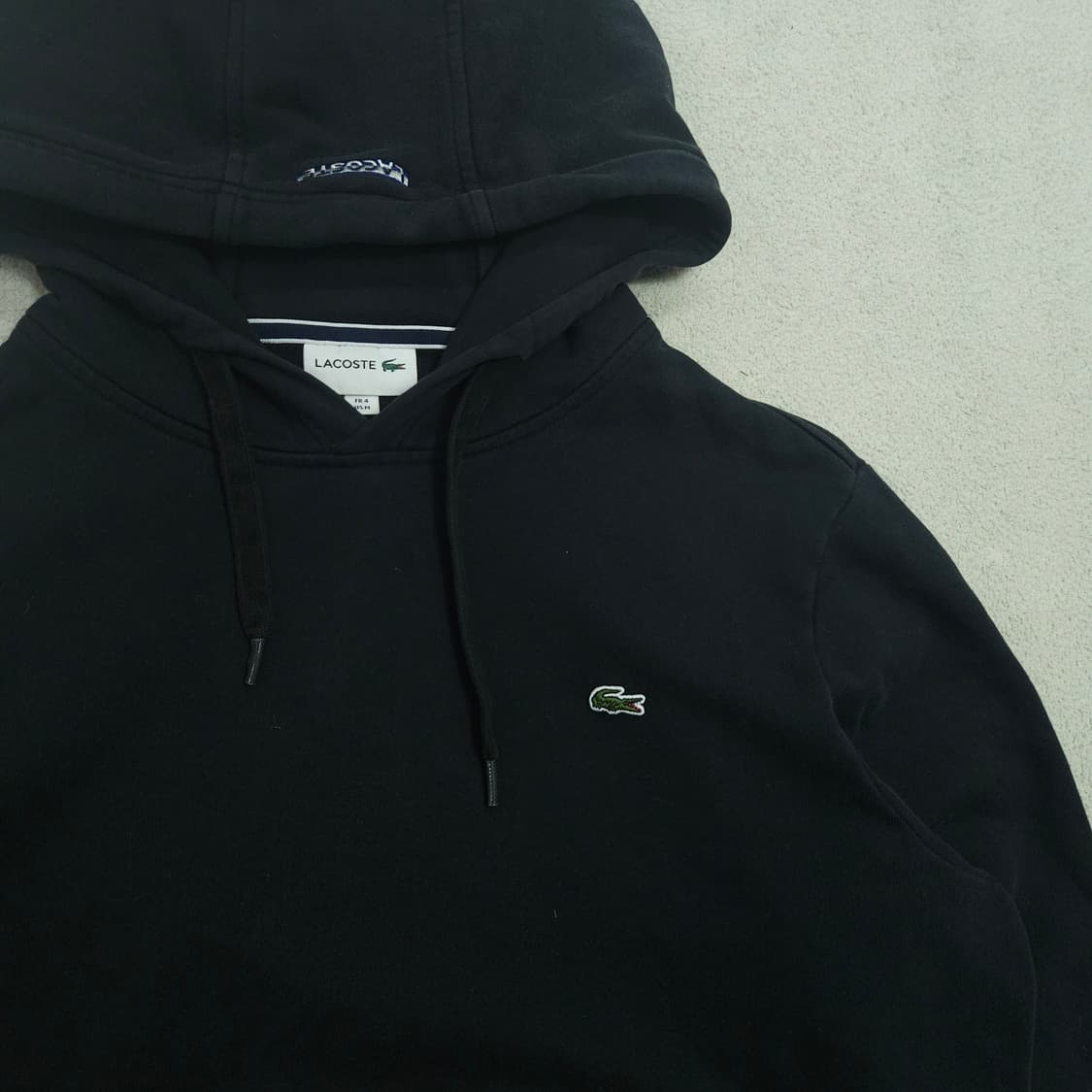 라코스테 후드티 M 블랙 상품이미지2
