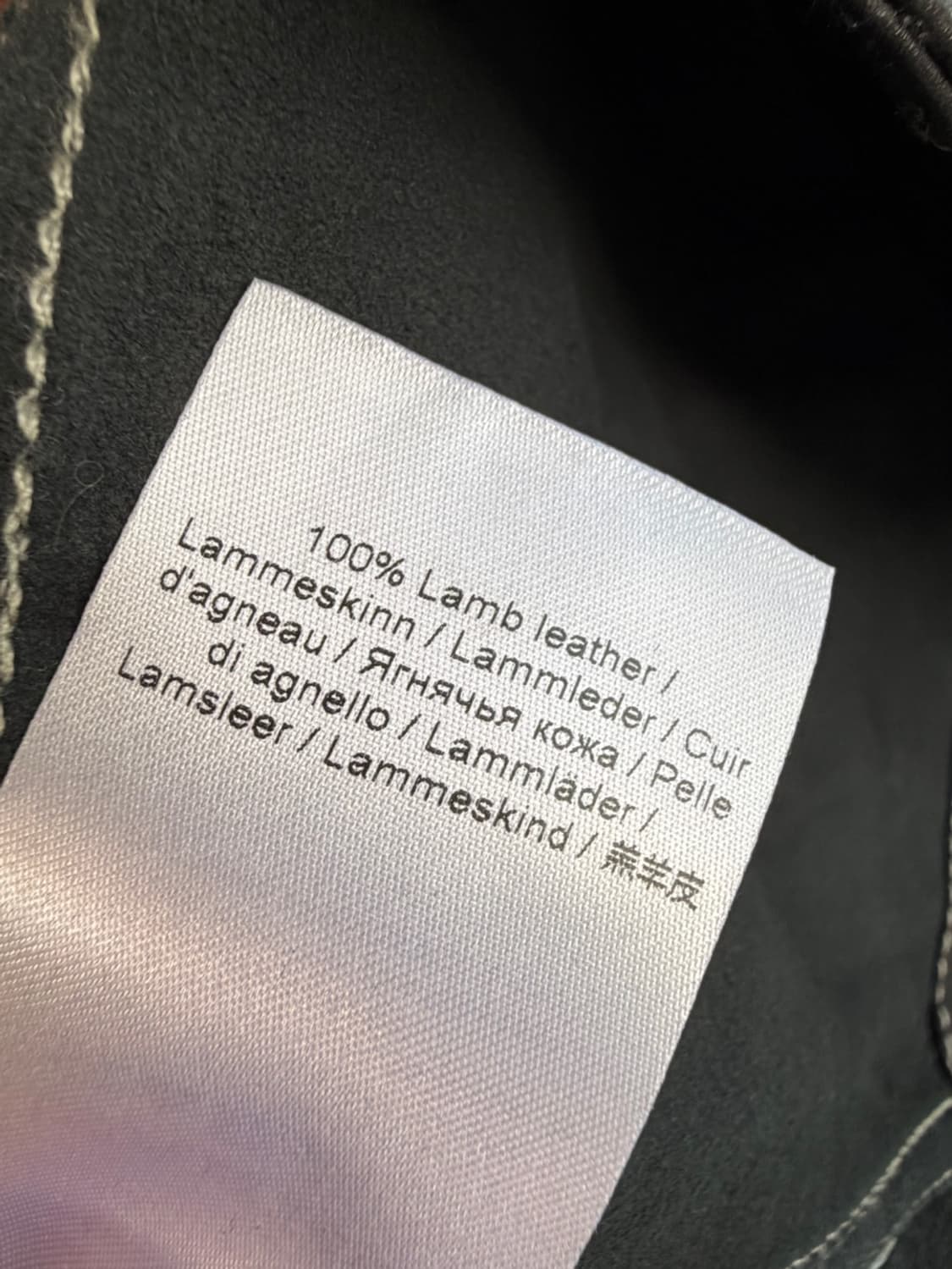 가니 오버사이즈 레더 셔츠  상품이미지8