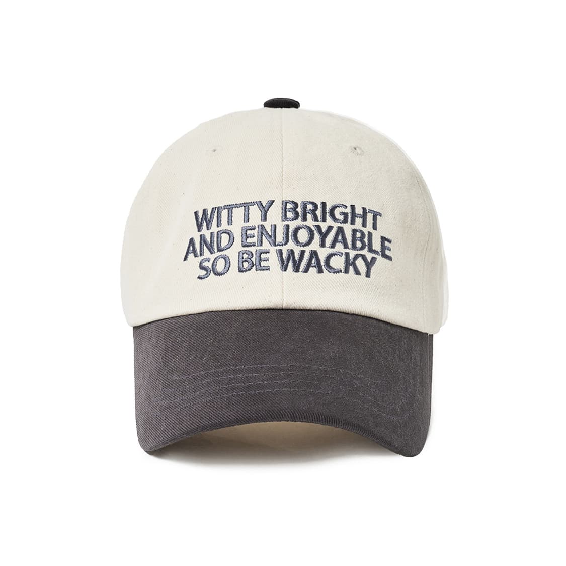WACKY 웨키 레터링 볼캡 (그레이) 상품이미지1