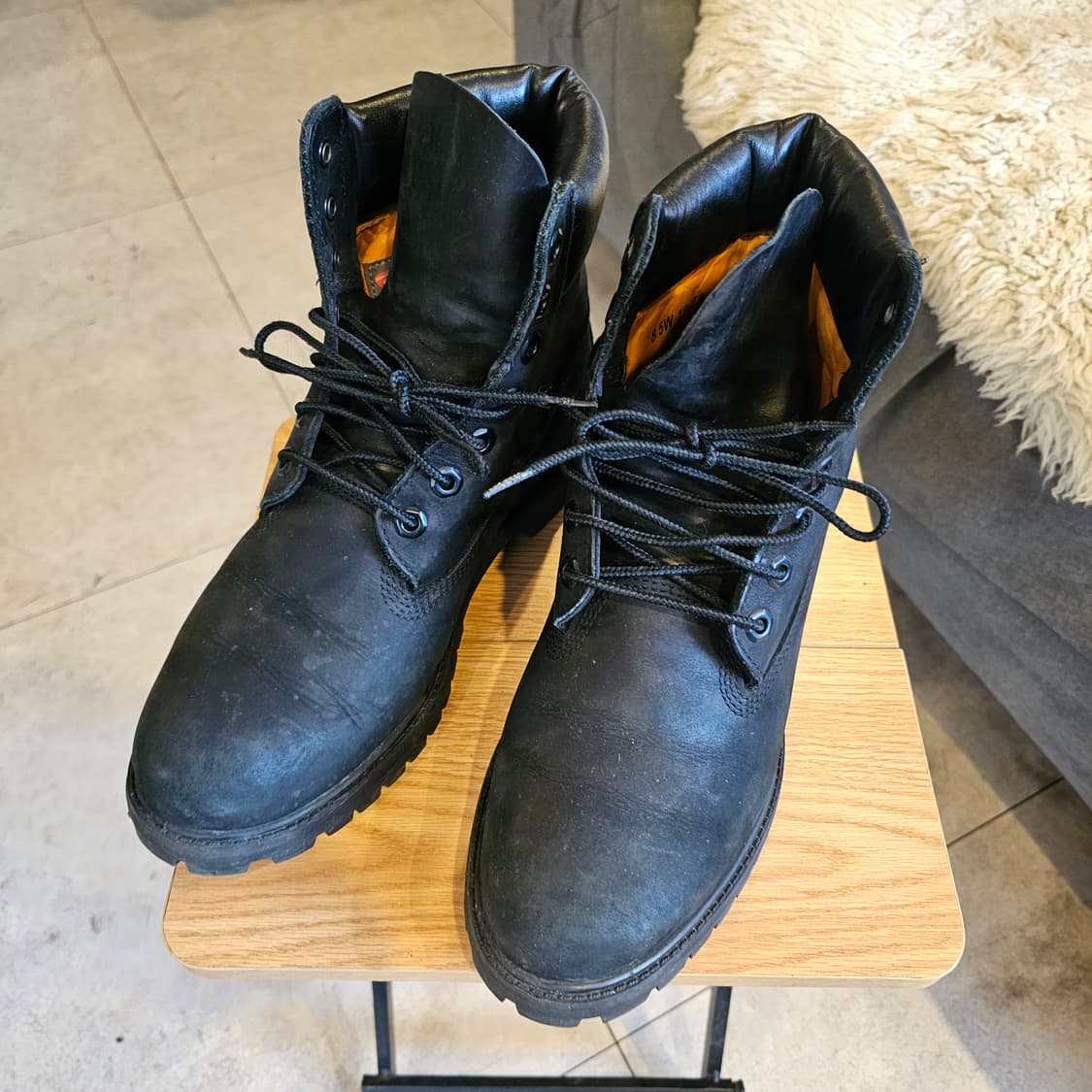 265 팀버랜드 워커 6홀 블랙 상품이미지2