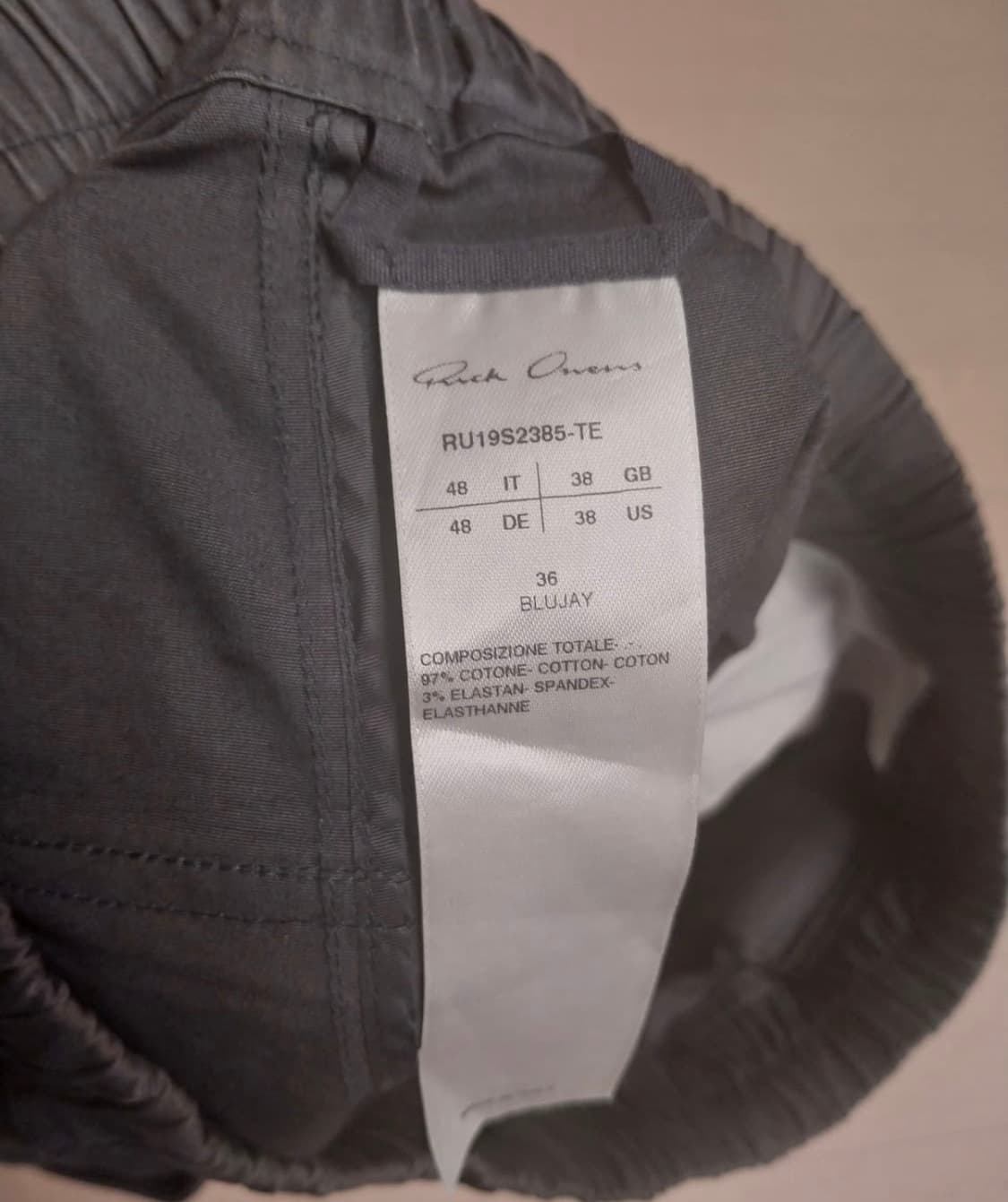 릭오웬스 카고 팬츠 상품이미지3