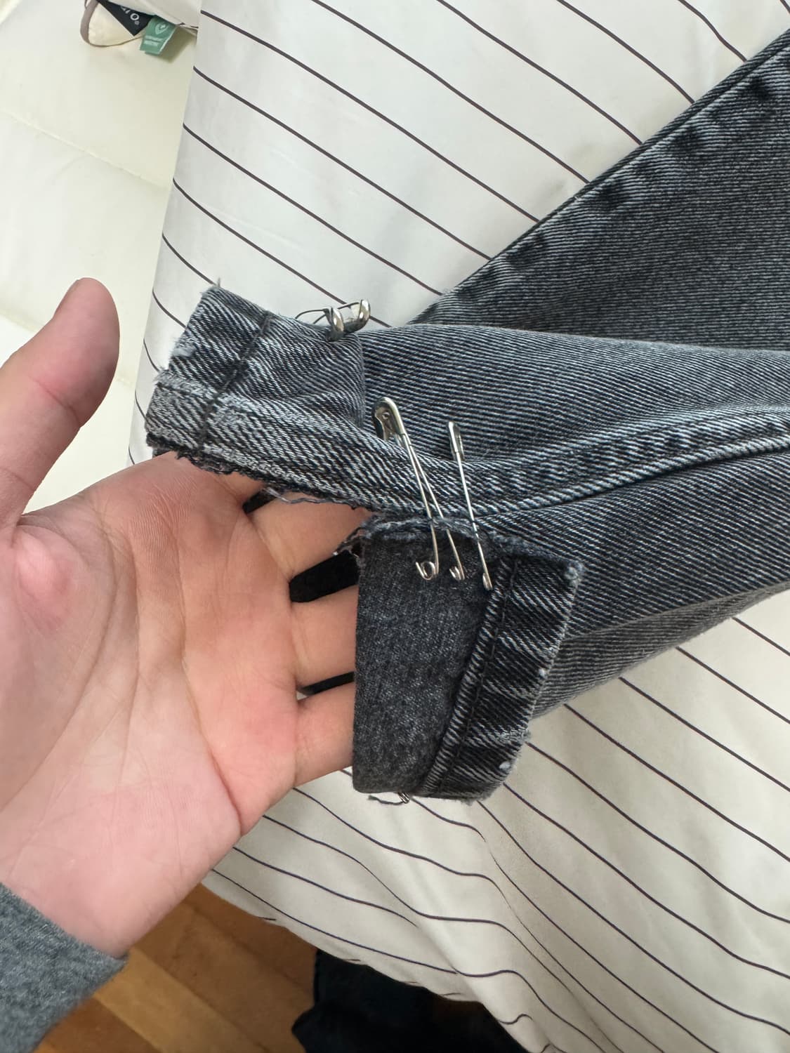 리바이스 505 흑청 상품이미지5