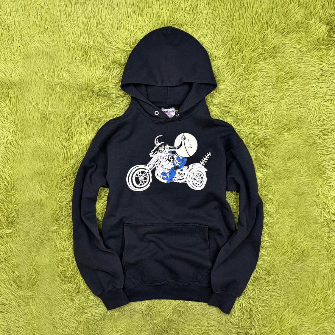 20471120 'HYOMA' 프린티드 풀오버 스웻 후디 (1990s) 상품이미지1