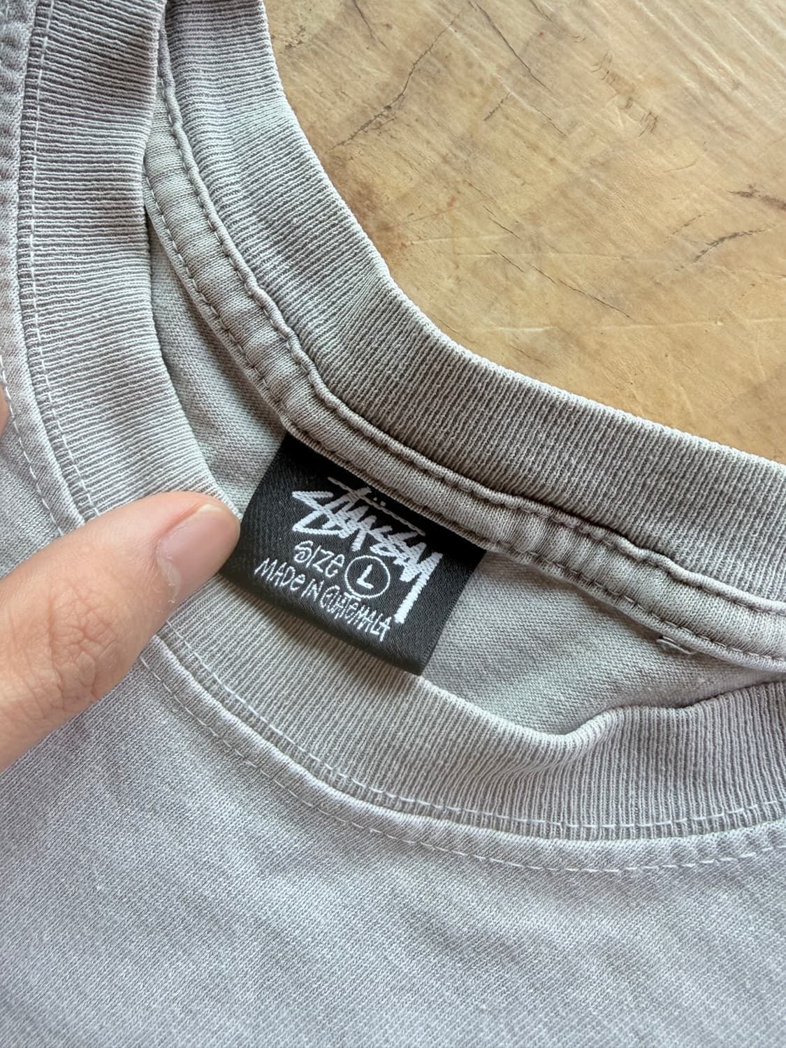(Stussy) 스투시 위더드 플라워 화이트 티셔츠 상품이미지3
