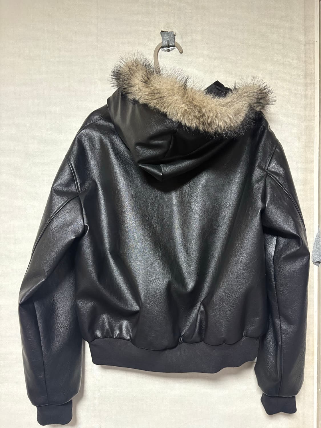 일본 빈티지 레자 퍼 레더자켓  상품이미지4