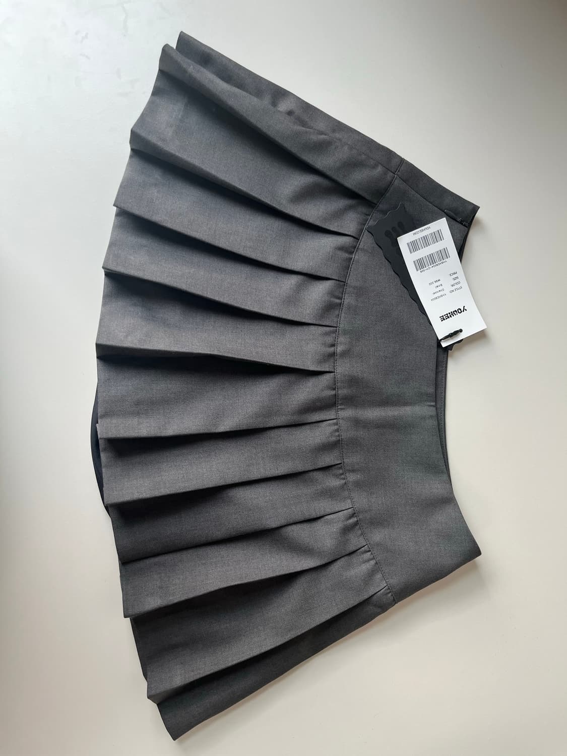 유희 YOUHEE PLEATS SKIRT CHARCOAL S 상품이미지2