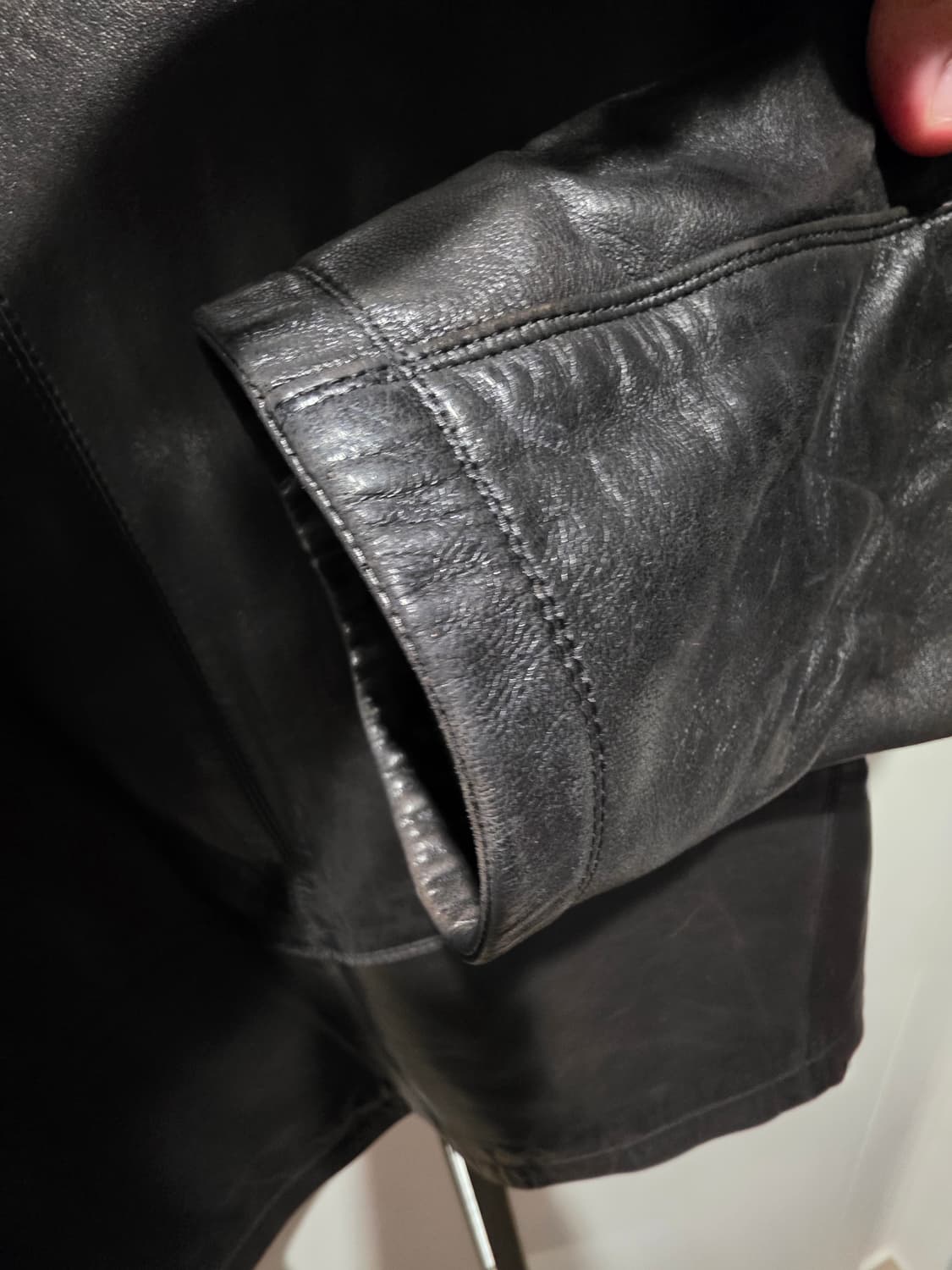 ROSEE 빈티지 양가죽가죽 자켓 105 상품이미지7