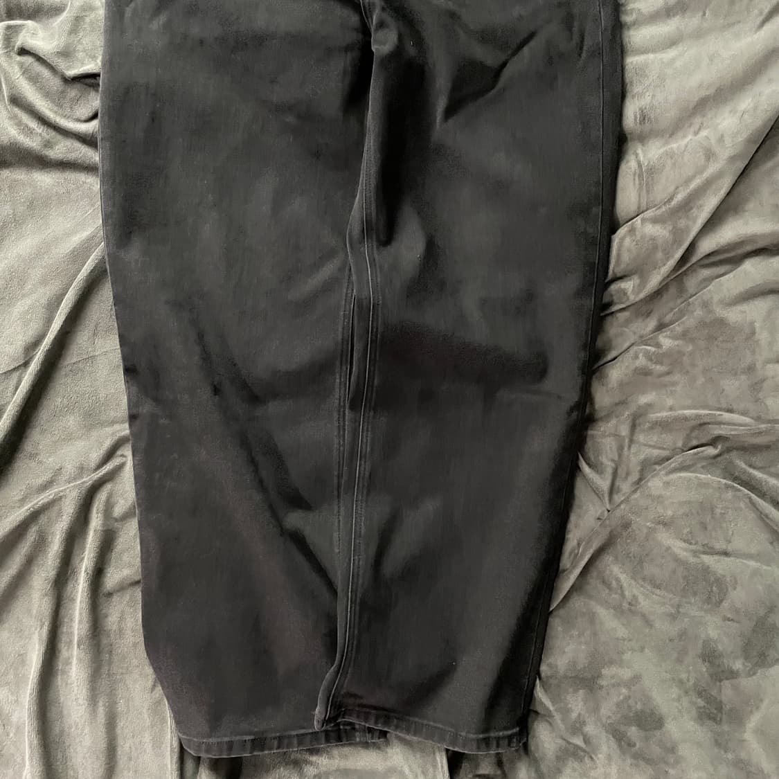 무신사스탠다드 쿨탠다드 와이드 데님 팬츠 워시드블랙 32 상품이미지2