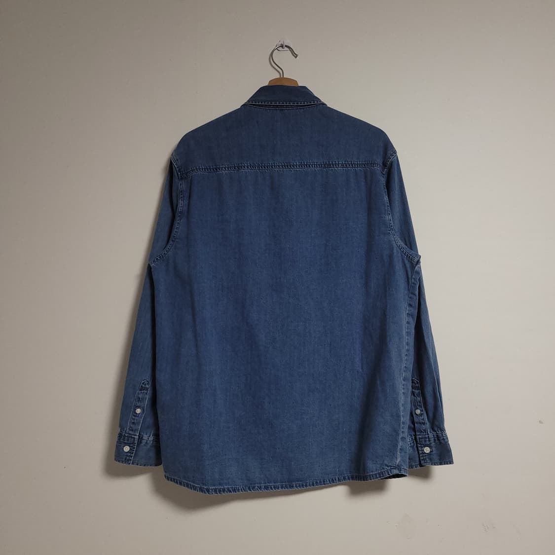 (M) PLAC 플랙 청 데님 셔츠 남방 상품이미지6
