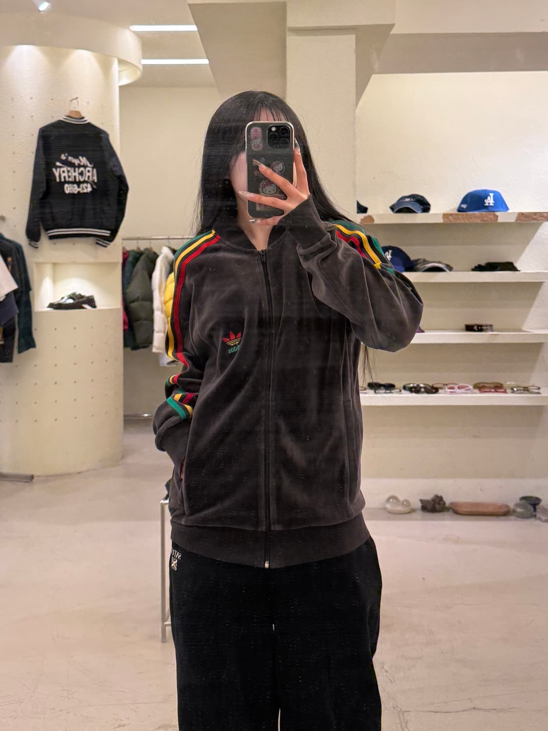 아디다스 오리지널스 라스타 벨루어 트랙 자켓 U946 상품이미지1