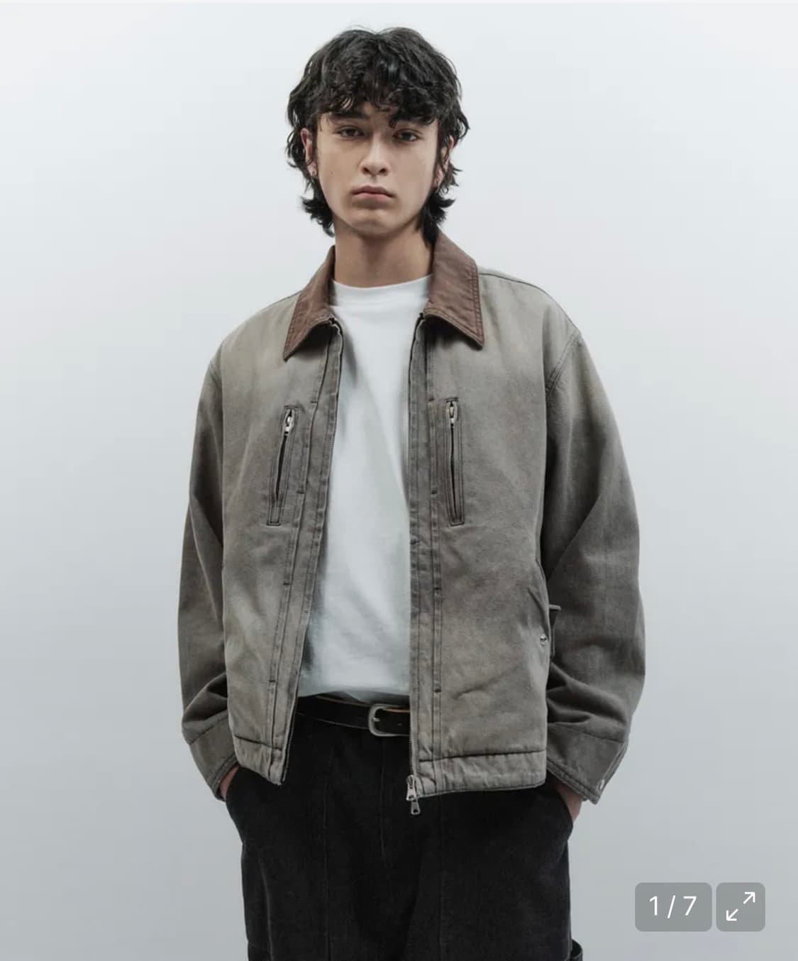 인사일런스 워시드 데님 워크 자켓 [M] 상품이미지1