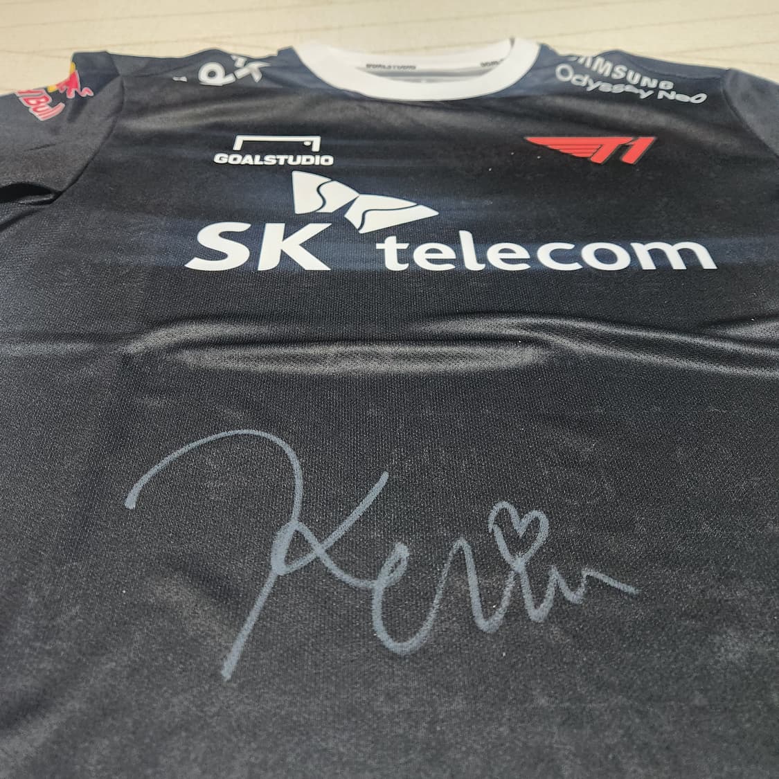 T1 케리아 사인 유니폼 상품이미지1