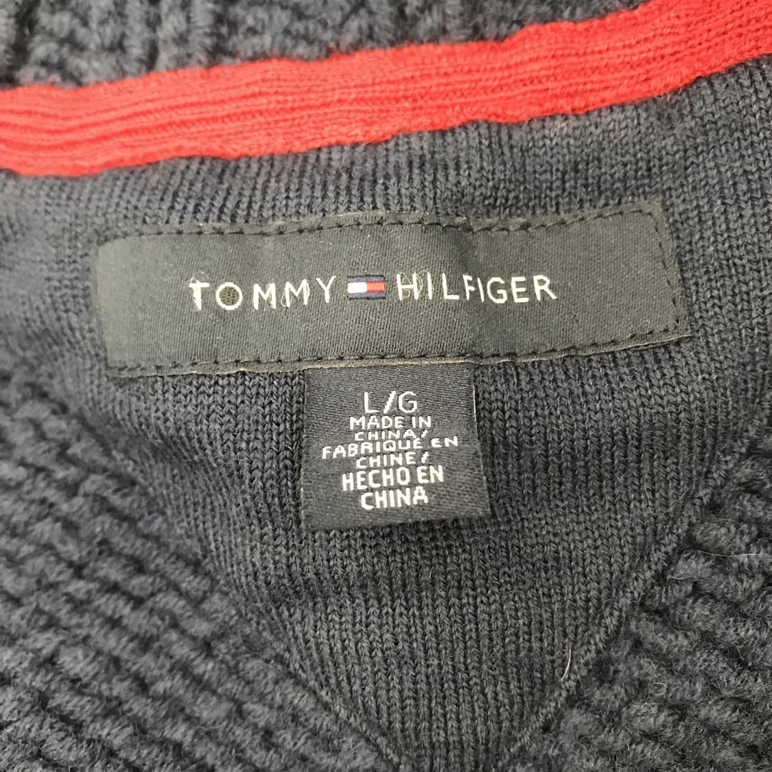 타미힐피거 빅플래그 코위찬 니트집업 [L] 상품이미지5