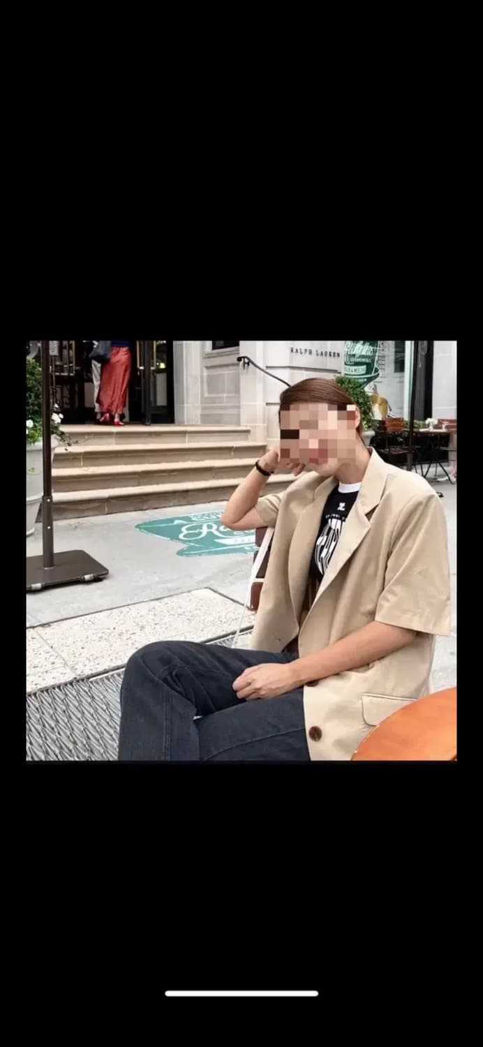 바이미나 editorial b 에디토리얼비 숏슬리브 자켓 상품이미지2