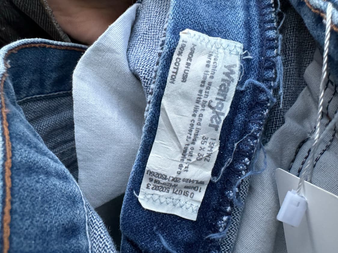 90s 랭글러 usa 빈티지 13mwz 카우보이컷 웨스턴 데님 팬츠 상품이미지6