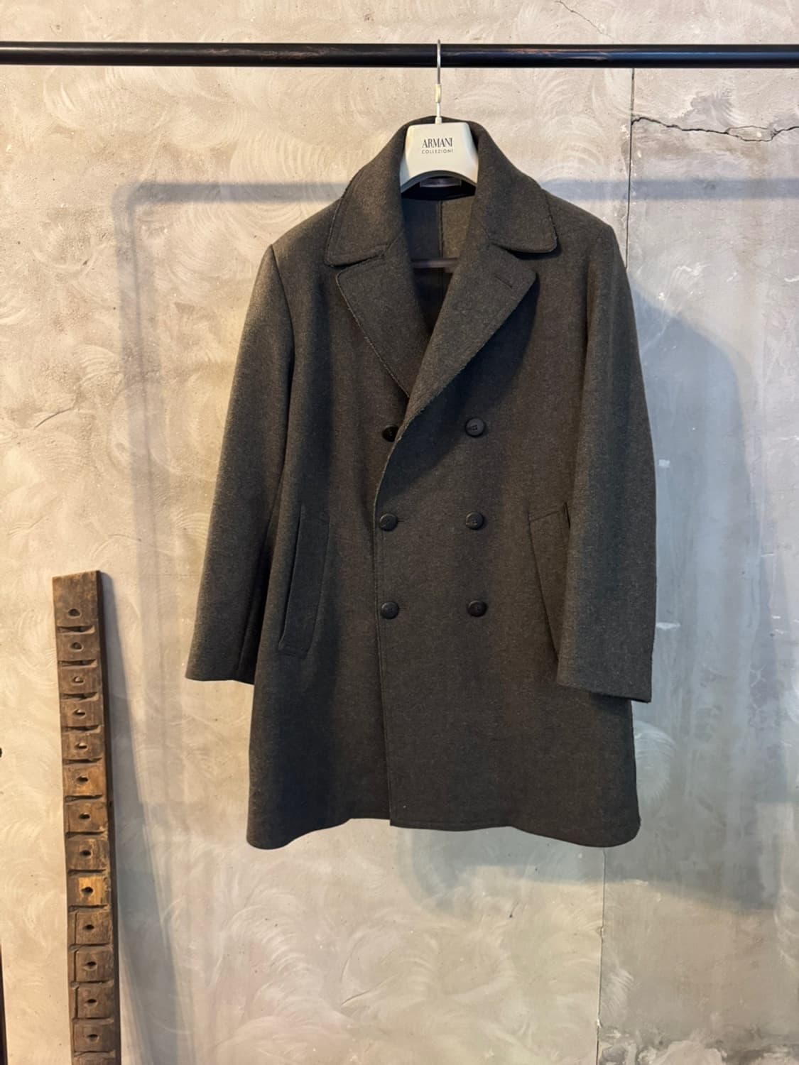 아르마니 꼴레지오니 더블 브레스티드 코트 100 상품이미지8