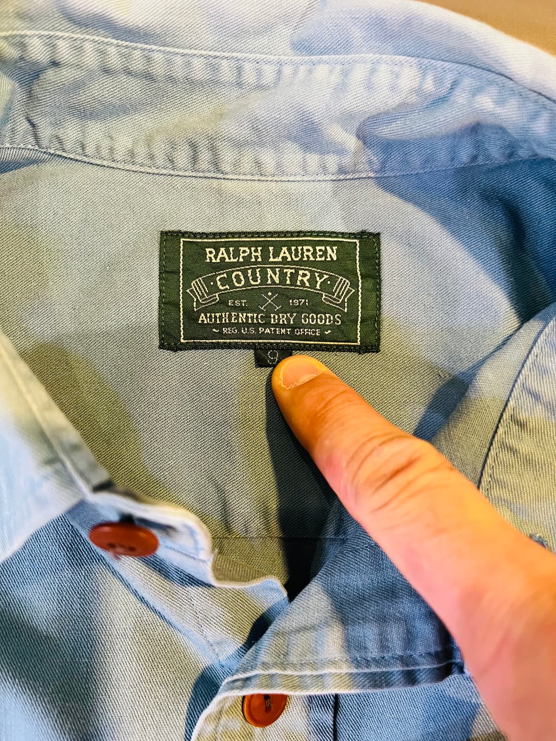 폴로 컨트리 플라이 피싱 자수 셔츠(일본제) 상품이미지3