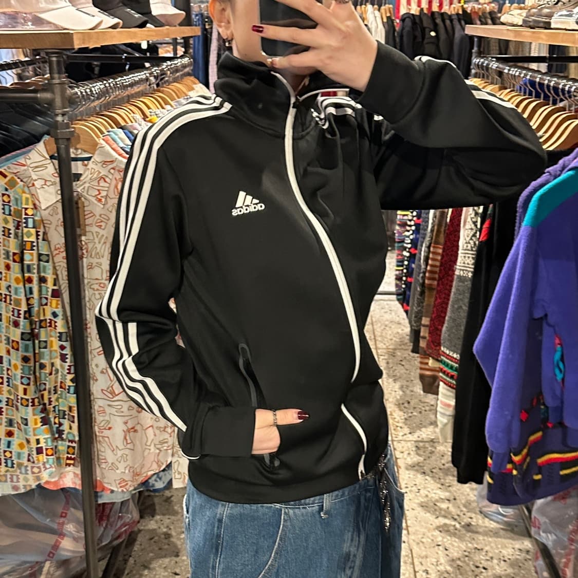 아디다스 스포츠 A1 3SKN TTOP 빅카라 져지 집 상품이미지3