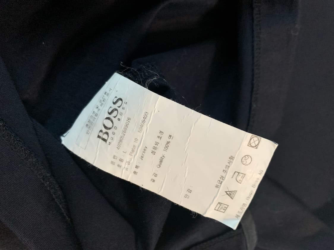 휴고보스 (BOSS) 슬림핏 반팔 셔츠 L 상품이미지4