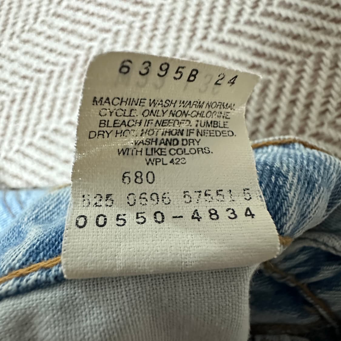 LEVI'S 550 90's usa made denim jeans 상품이미지5