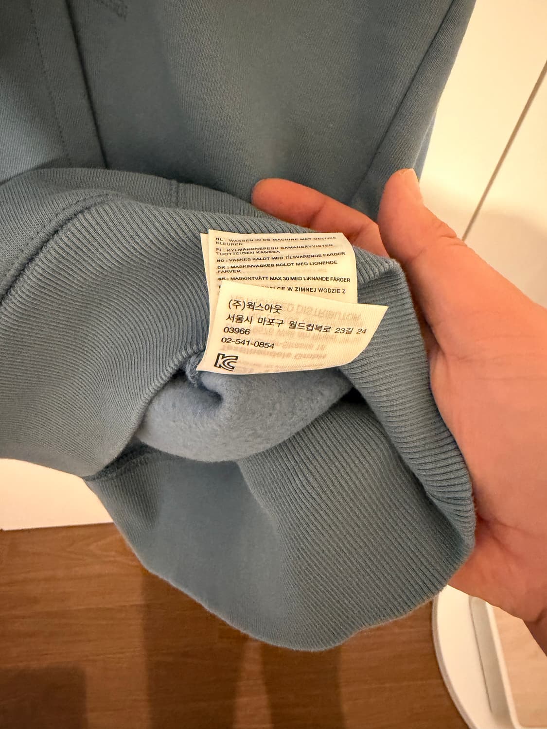 칼하트윕 블루 후드티 상품이미지7