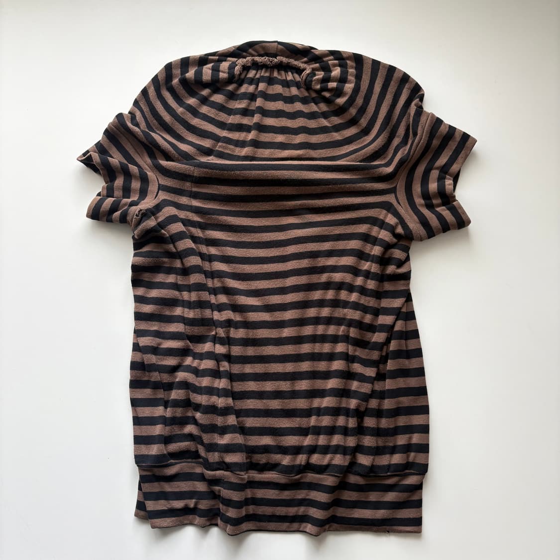 준야와타나베 아방가르드 셔링 스트라이프 티셔츠 상품이미지7