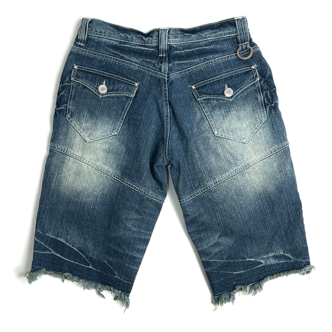 Place Plan 그런지 키링 데님 쇼츠 상품이미지8