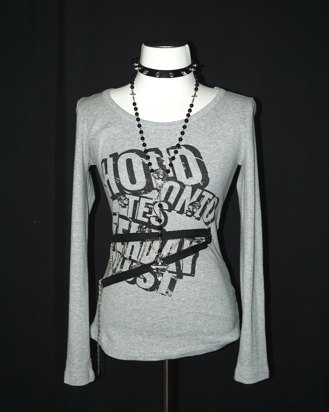(garnet) punk detail long sleeve  상품이미지2