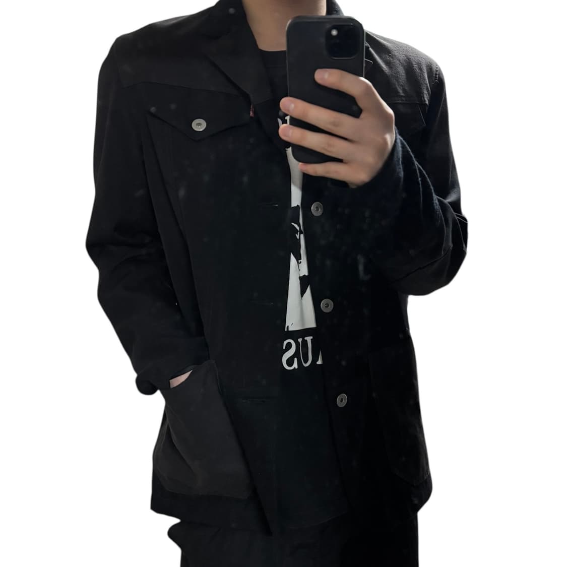 [S]준야와타나베 맨 x 리바이스 15AW 믹스 원단 타입3 변형 재킷  상품이미지9