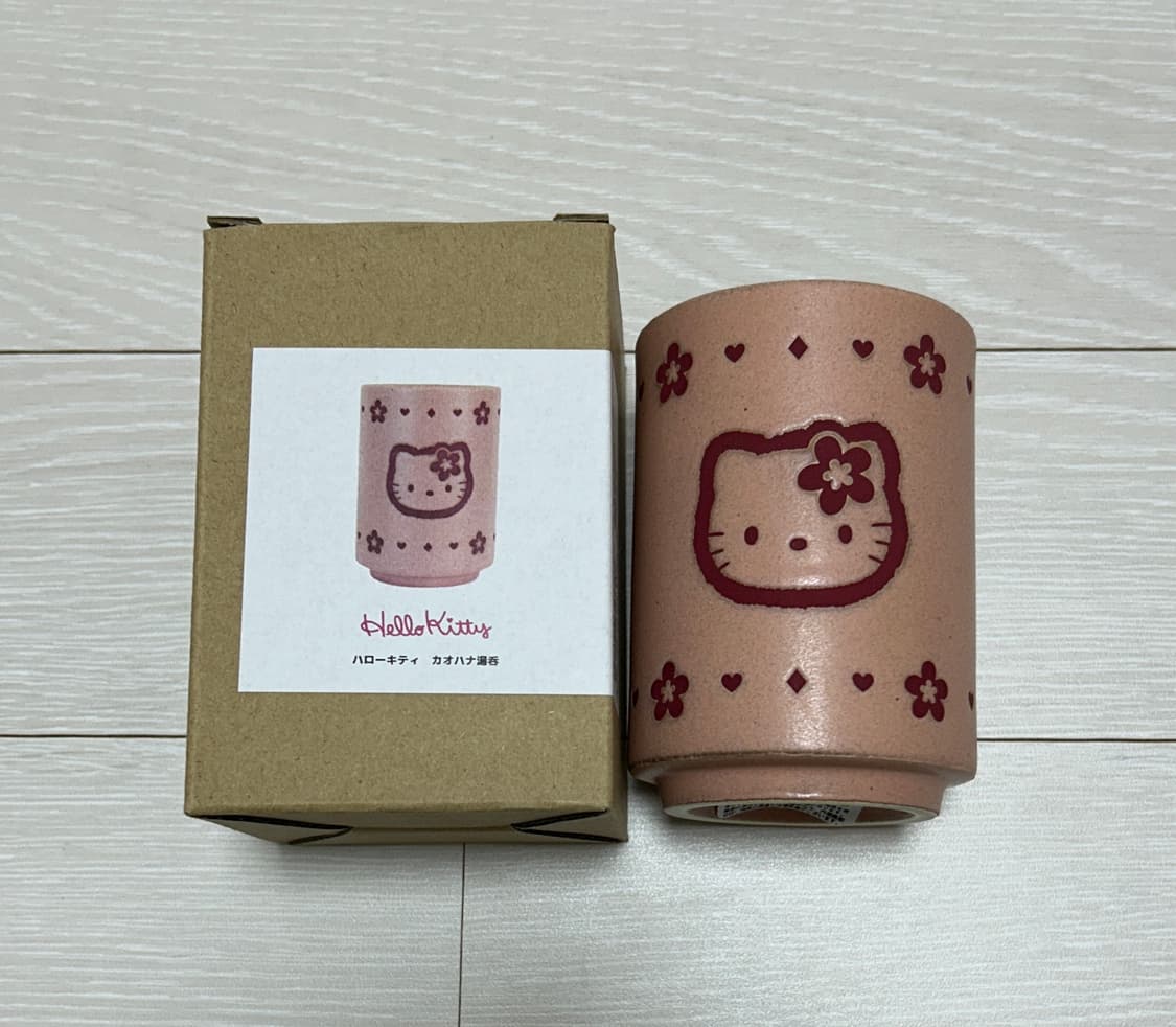 헬로키티 카오하나 찻잔 컵 상품이미지1