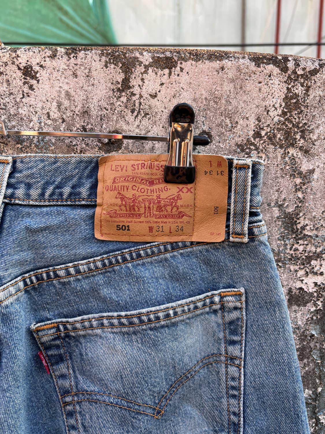 00년 생산(00s) 리바이스 501 미국제조(USA) 31x34 상품이미지7