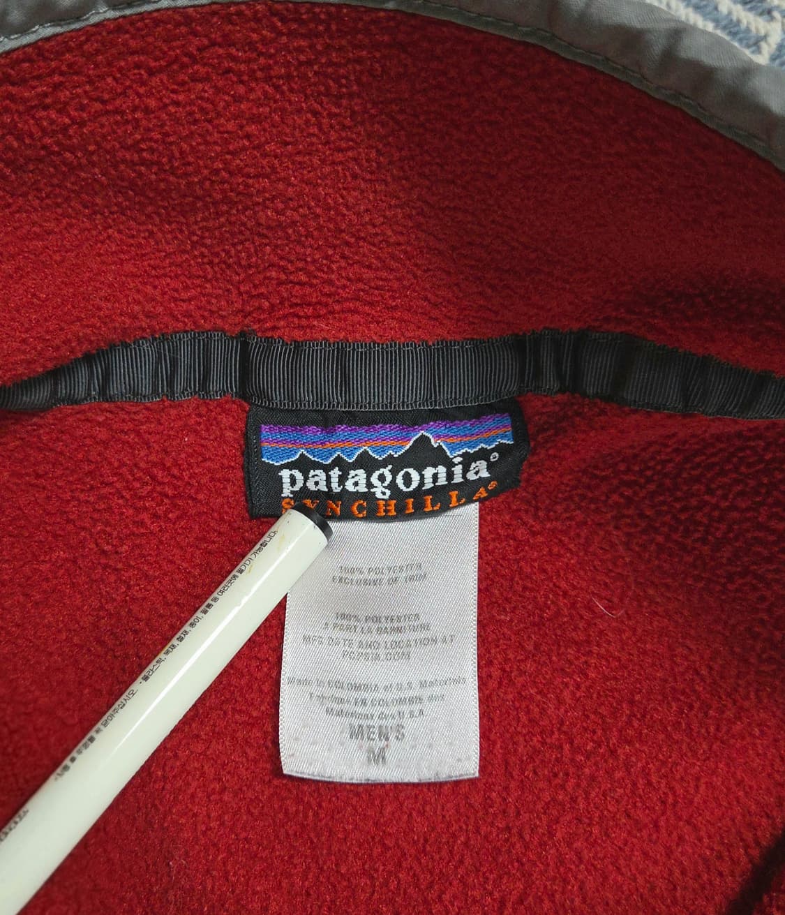 (M)파타고니아 레드/그레이 신칠라 자켓 상품이미지4