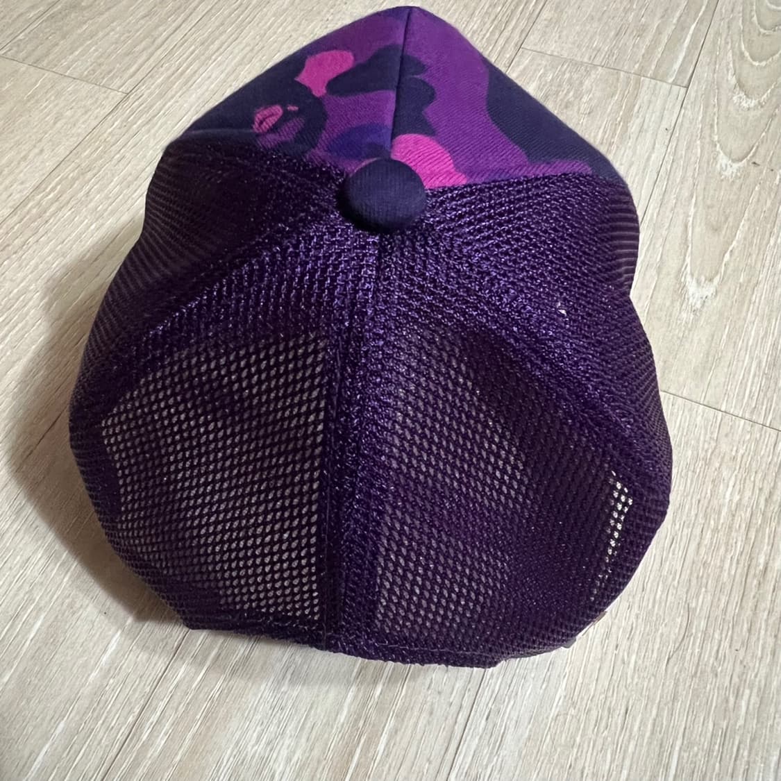 스투시 x 베이프 트러커 캡 퍼플 상품이미지5