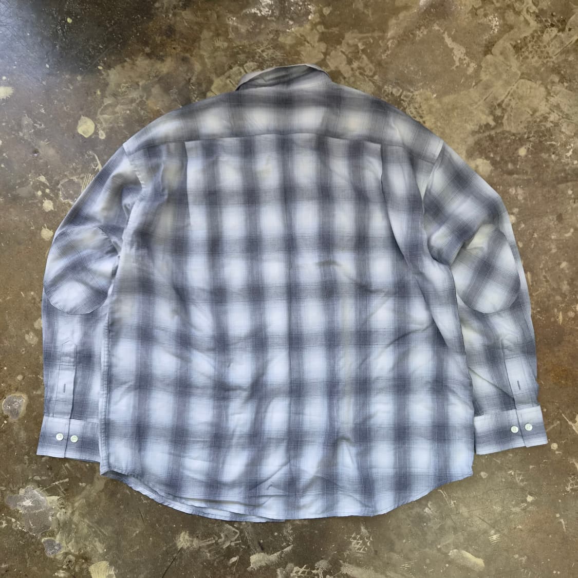 2) 해칭룸 옴브레 체크 셔츠 남방 헤칭룸 상품이미지4