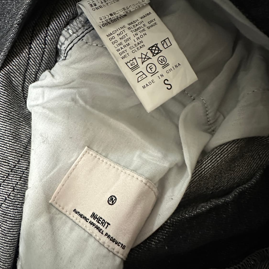 INHERIT journal standard black jeans 상품이미지5