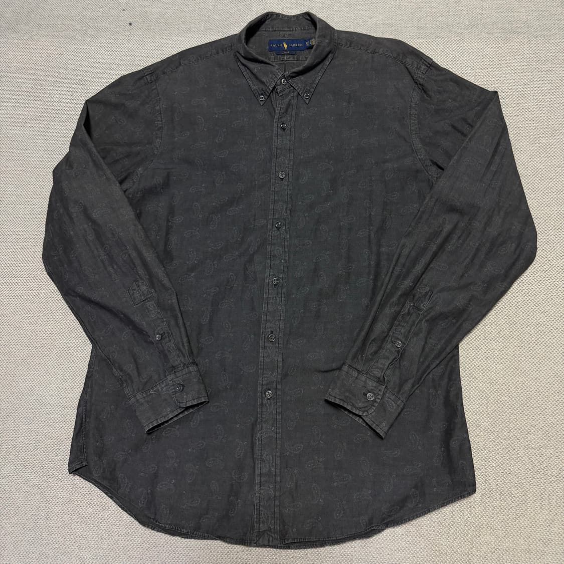 폴로 랄프로렌 슬림 핏 패턴 셔츠 상품이미지1