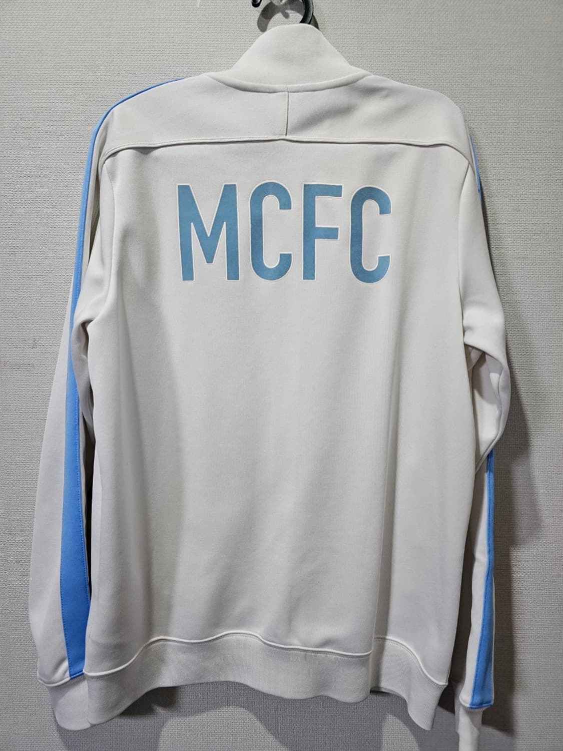 나이키 맨시티 유니폼 트랙탑 화이트 져지집업 100 / L 상품이미지4