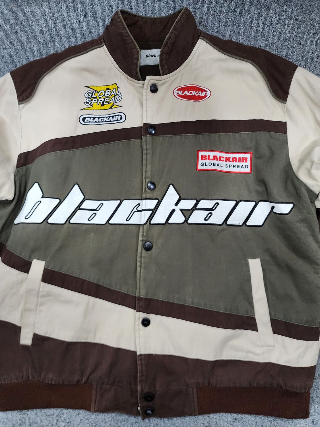 빈티지 모터사이클 레이싱 자켓 XL 상품이미지6