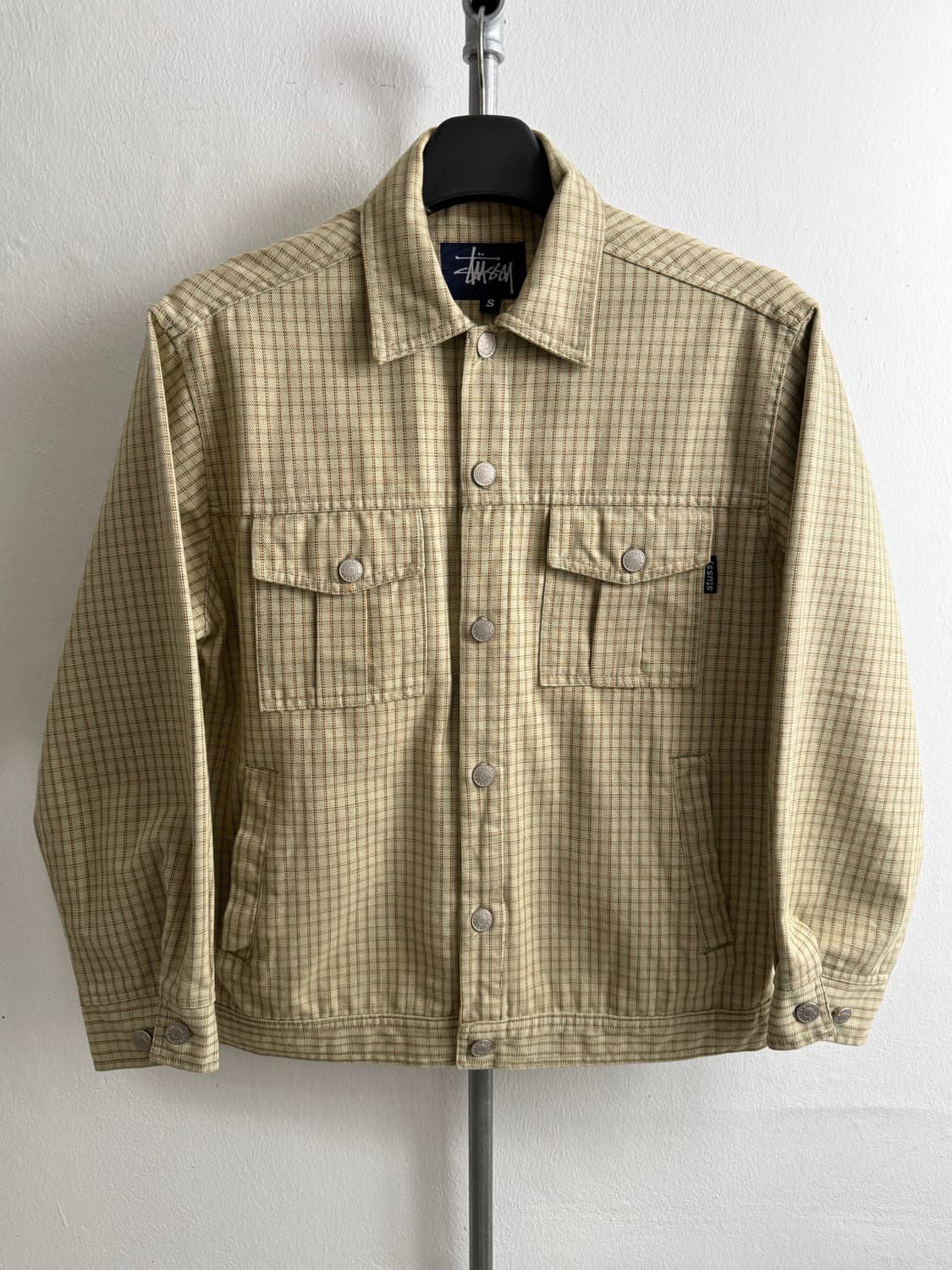 90s STUSSY LEE PLAID JACKET 상품이미지1