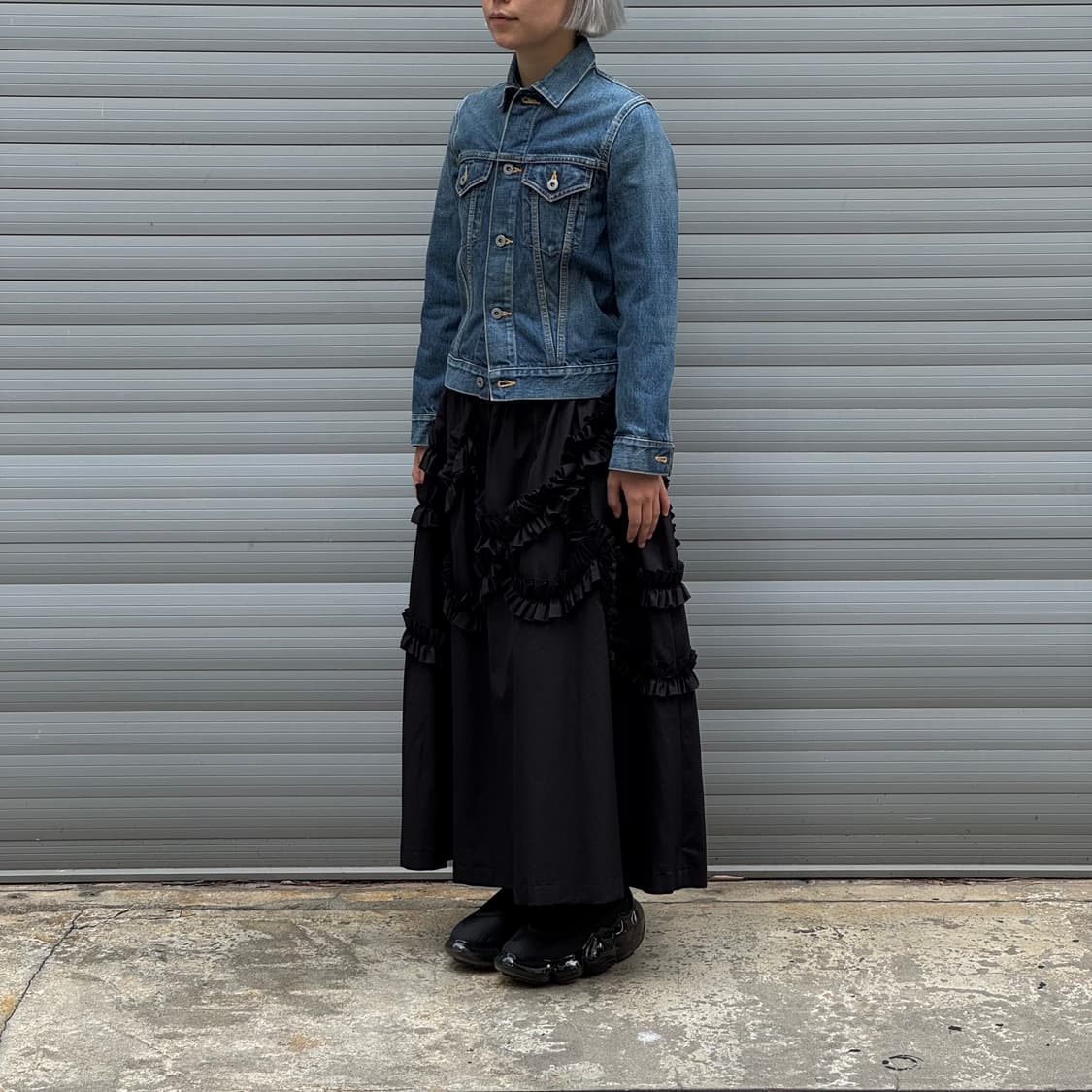 Cotton Broad Frill Skirt 상품이미지9