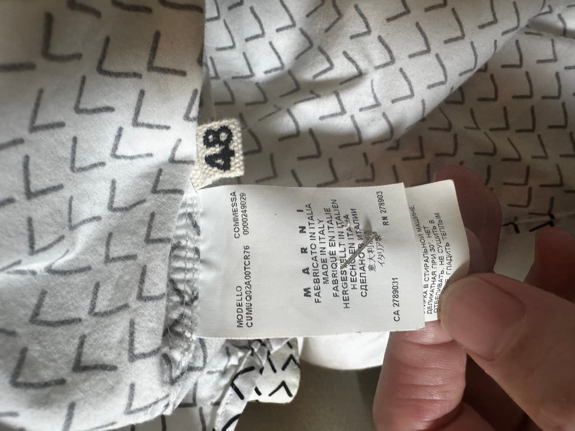 마르니 님성셔츠 48 상품이미지4