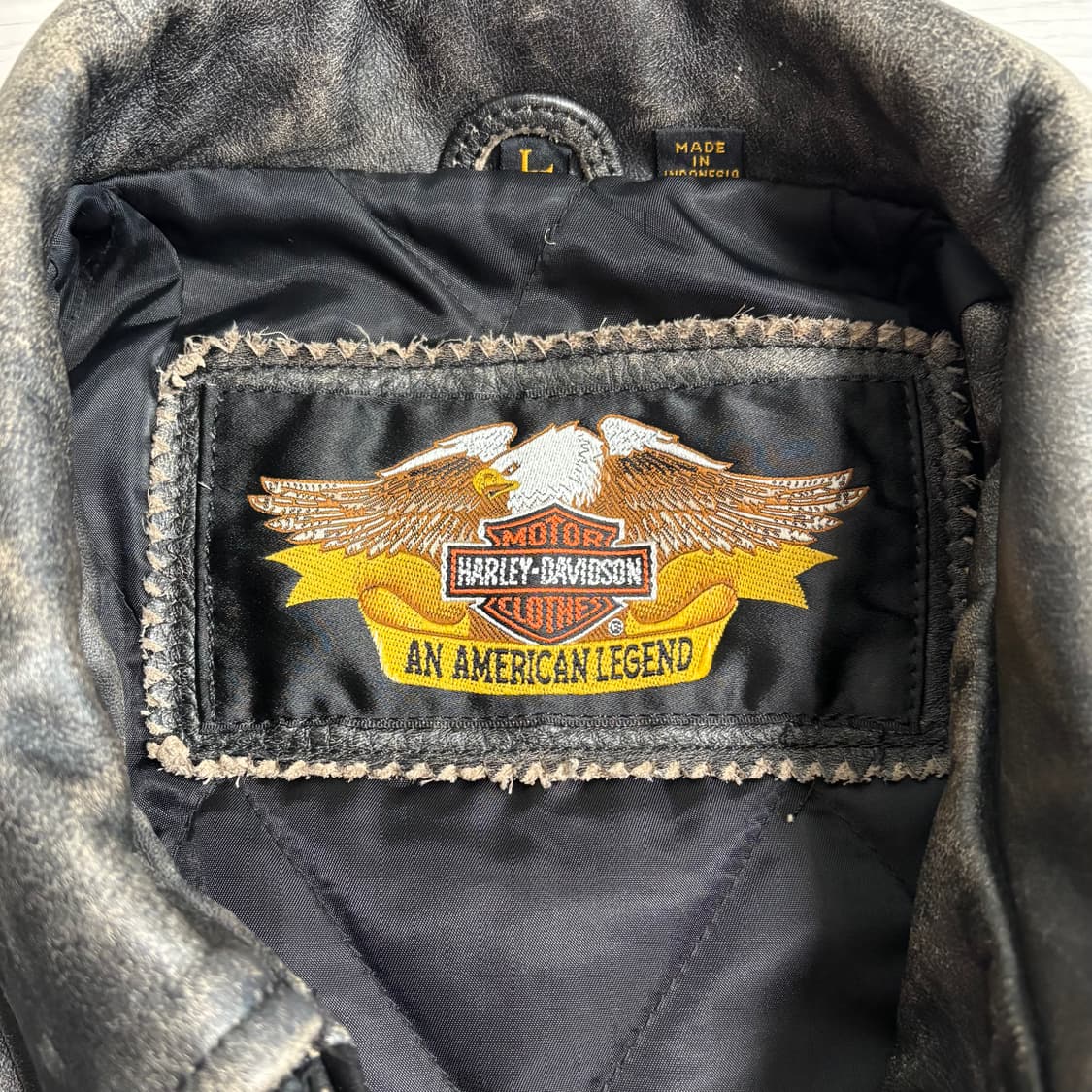 90s 할리 데이비슨 레더 자켓 상품이미지8