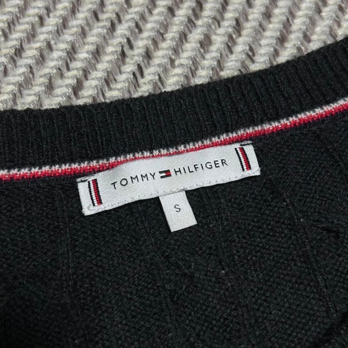 [M] Tommy 타미힐피거 우먼즈 울 케이블 라운드 니트 상품이미지5