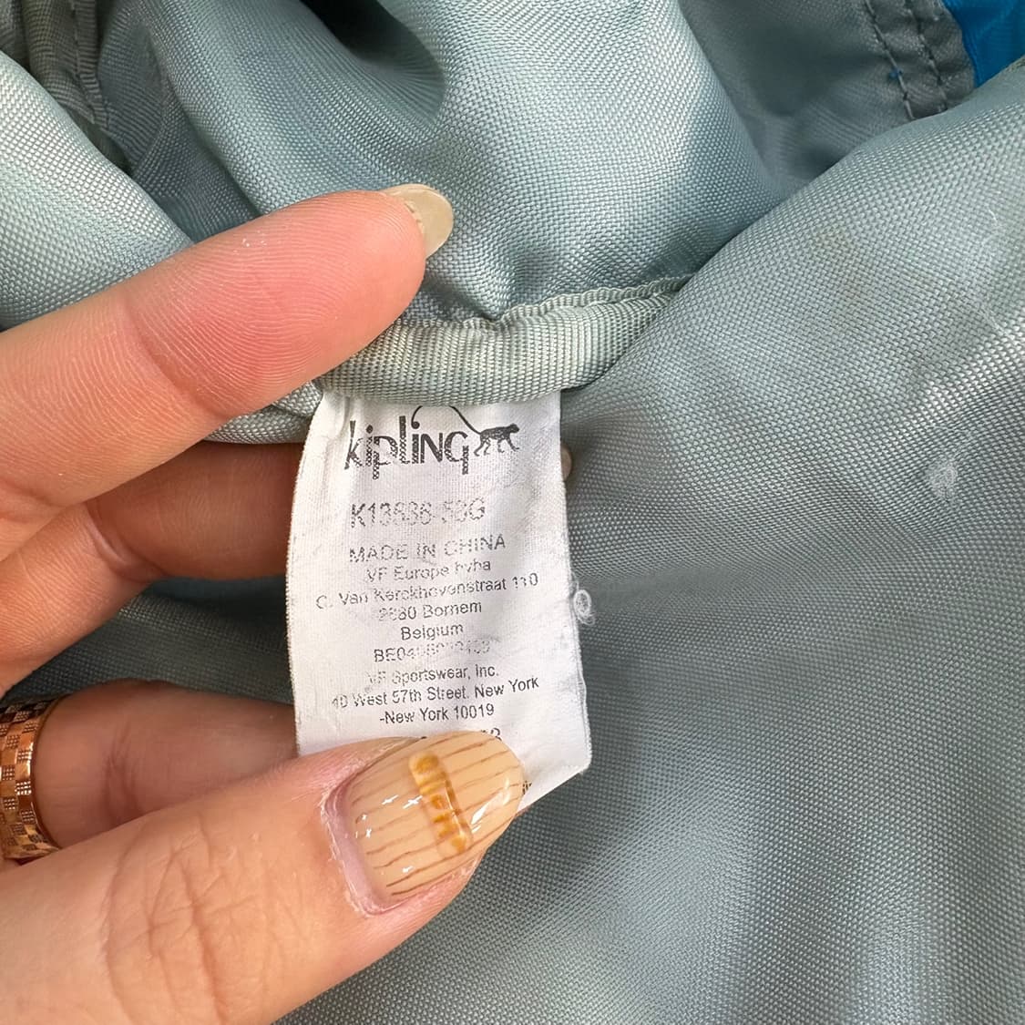 키플링 백팩 블루 0420J 상품이미지7