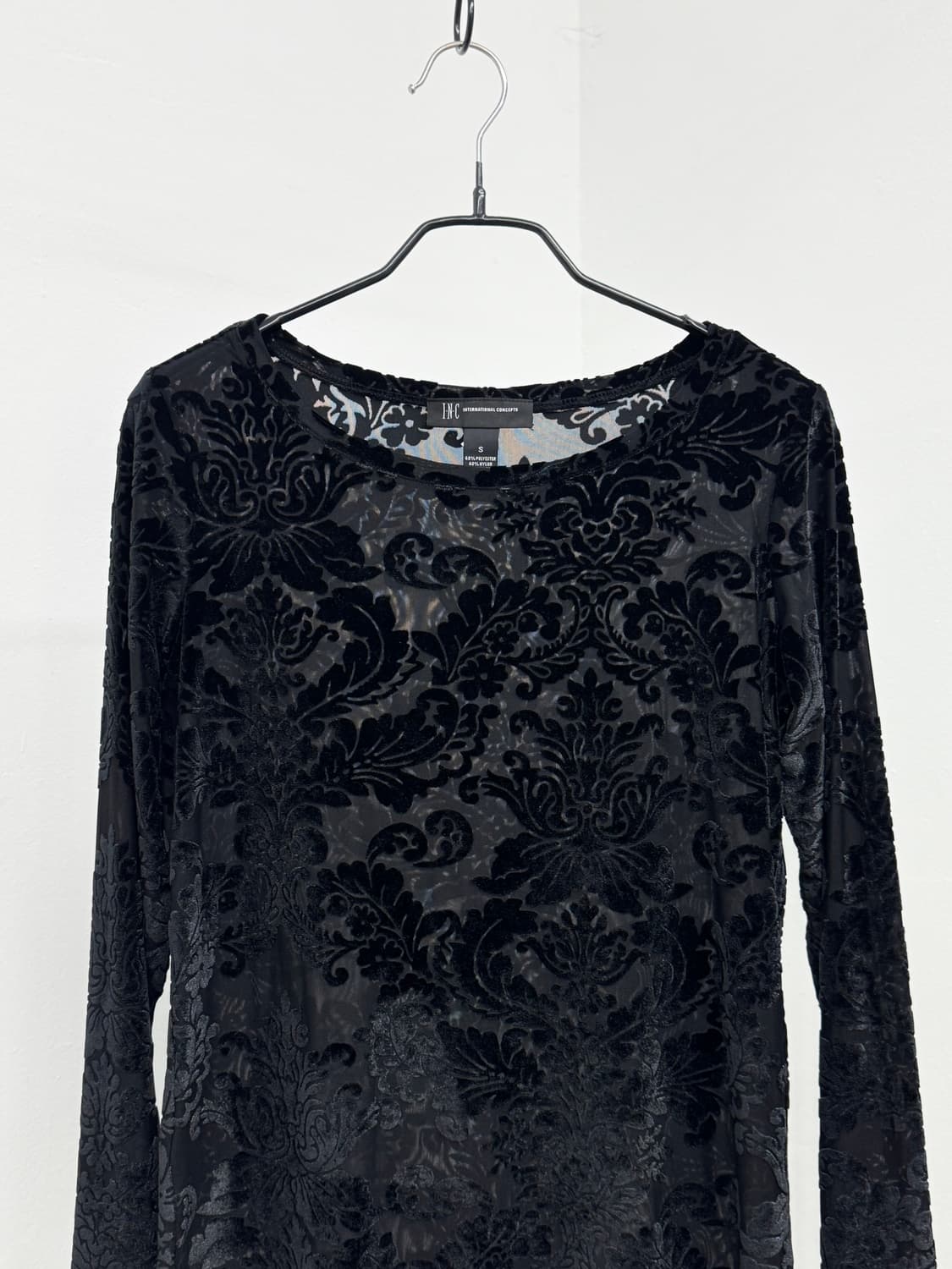 블랙 오리엔탈 페이즐리 탑 상품이미지6