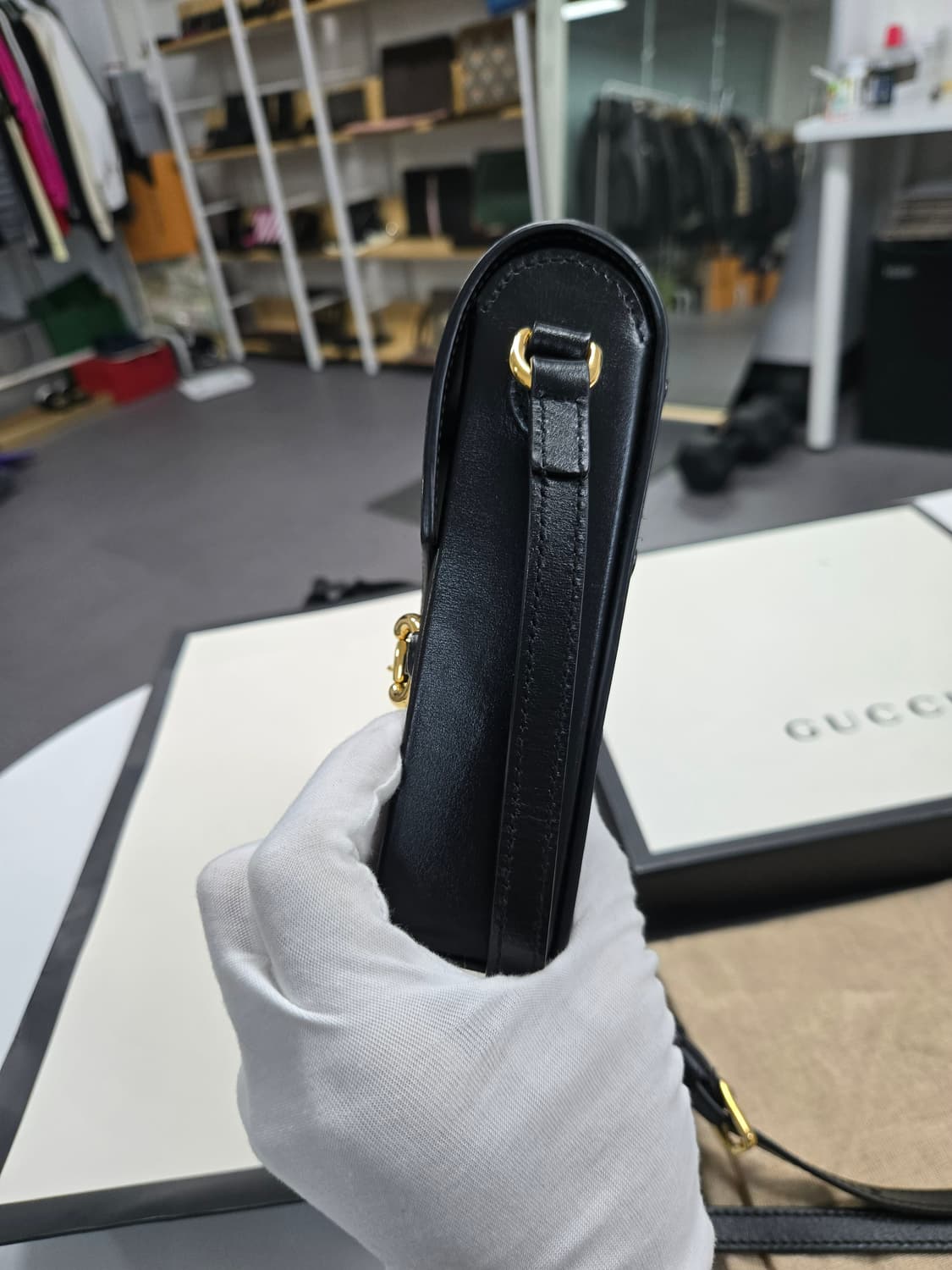 [A급컨디션]구찌 홀스빗 폰 홀더백 상품이미지3